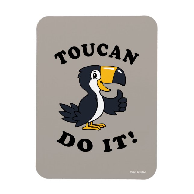 Magnet Flexible Toucan le fait (Vertical)