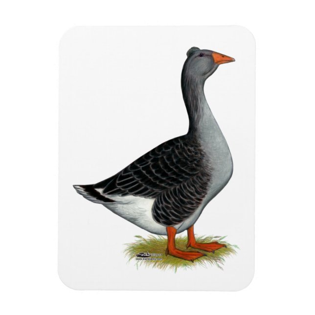 Magnet Flexible Toulouse Goose (Vertical)