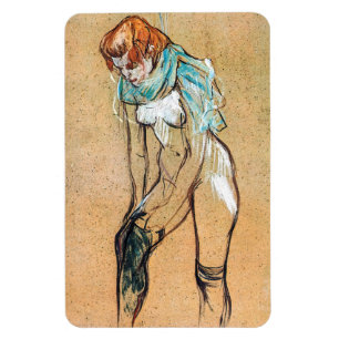 Magnet Flexible Toulouse-Lautrec - Femme relevant ses bas