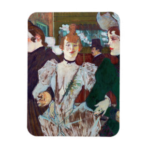 Magnet Flexible Toulouse-Lautrec - La Goulue arrivant au Rouge