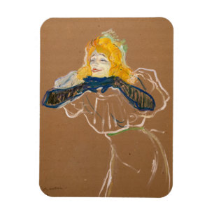 Magnet Flexible Toulouse-Lautrec - Yvette Guilbert chantant