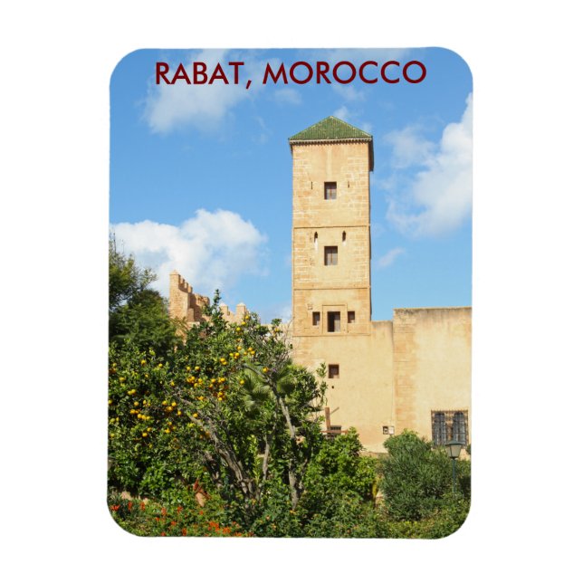Magnet Flexible Tour à Rabat, Maroc (Vertical)
