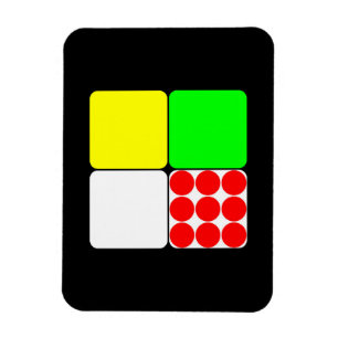 Magnet Flexible Tour de France Jerseys 3 Noirs