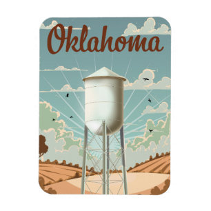 Magnet Flexible Tour d'eau d'Oklahoma