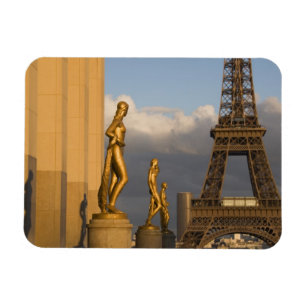 Magnet Flexible Tour Eiffel depuis le Palais de Chaillot, Paris,