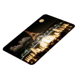 Magnet Flexible Tour Eiffel en soirée