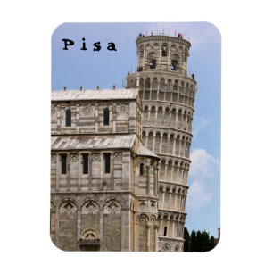Magnet Flexible Tour penchée de Pise et cathédrale - Pise, Italie