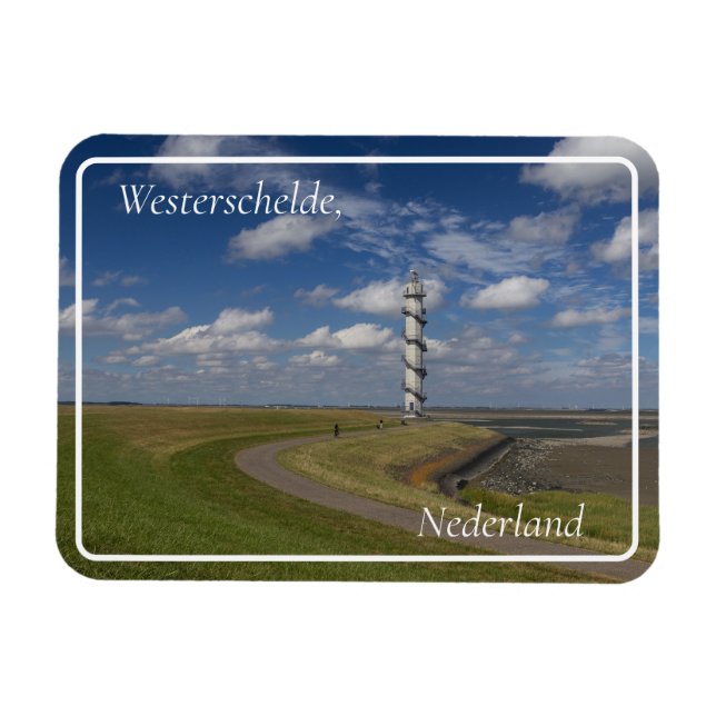 Magnet Flexible Tour radar Ossenisse, Zélande, Pays-Bas (Horizontal)