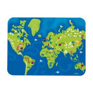 Magnet Flexible Tout autour du monde