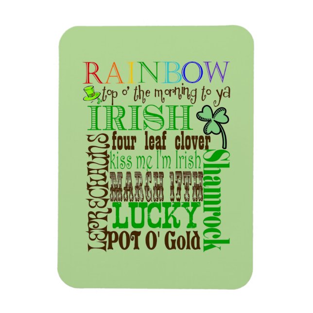 Magnet Flexible Tout irlandais (Vertical)