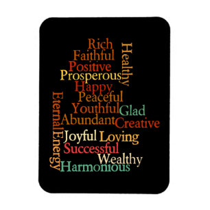 Magnet Flexible Toutes les choses vous êtes des affirmations