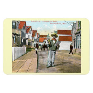 Magnet Flexible Town Crier Commercial St, Provincetown, P Vintage