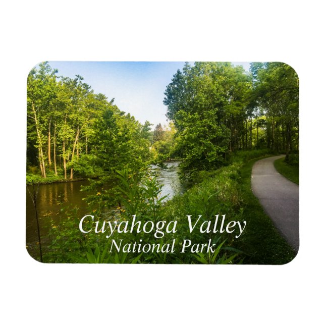 Magnet Flexible Towpath Trail, Ohio et Erie Canalway, Ohio (Horizontal)