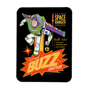 Magnet Flexible Toy Story 4   Buzz Lightyear Action Figure Ad