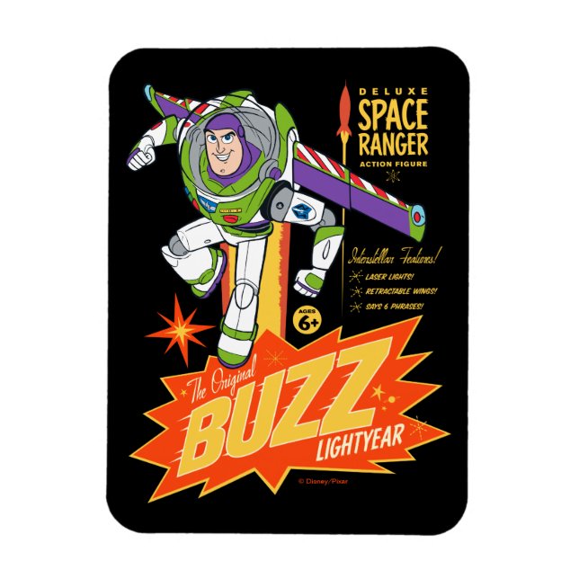 Magnet Flexible Toy Story 4 | Buzz Lightyear Action Figure Ad (Vertical)