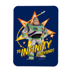 Magnet Flexible Toy Story 4   Buzz "Vers l'infini et au-delà" Étoi