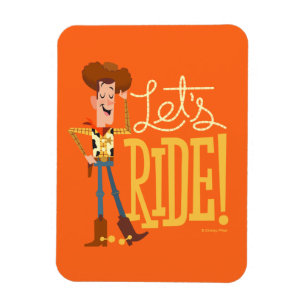 Magnet Flexible Toy Story 4   Illustration en bois "Ride"