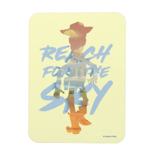 Magnet Flexible Toy Story  "Reach For The Sky" Woody & Buzz Art