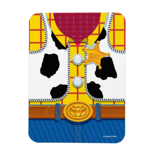 Magnet Flexible Toy Story Woody's Sheriff Outfit