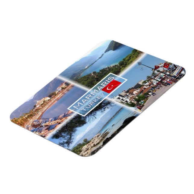 Magnet Flexible TR Marmaris - Plage d'Icmeler - Lagon Bleu d'Olude (Côté Gauche)