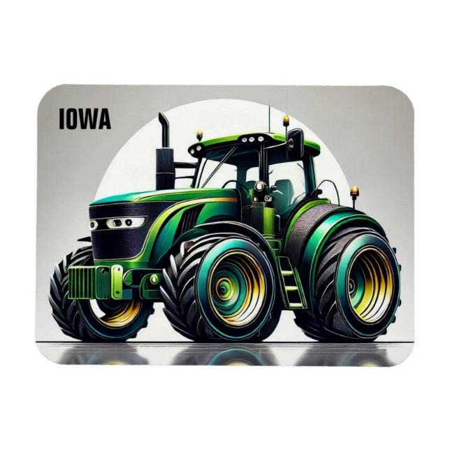 Magnet Flexible Tracteur élégant Iowa (Horizontal)