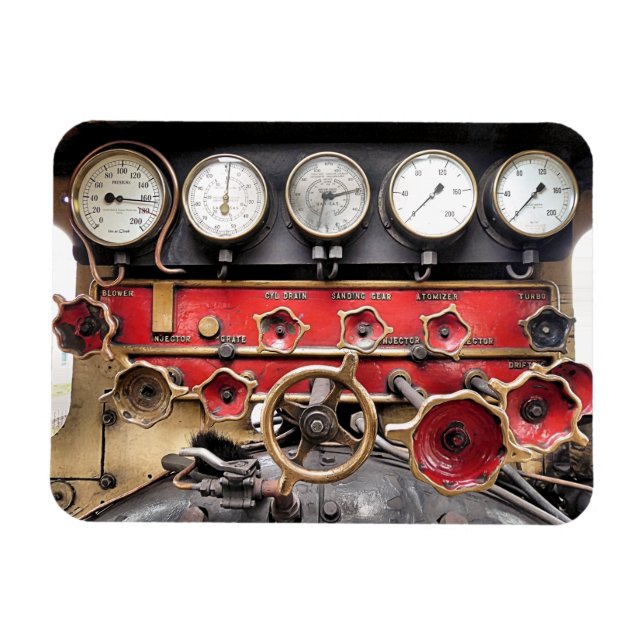 MAGNET FLEXIBLE TRAINS À VAPEUR (Horizontal)