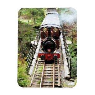 MAGNET FLEXIBLE TRAINS À VAPEUR