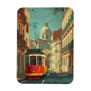 Magnet Flexible Tramway de Lisbonne : charme Vintage