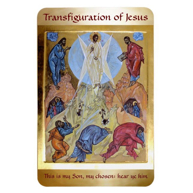Magnet Flexible Transfiguration du Christ (Vertical)