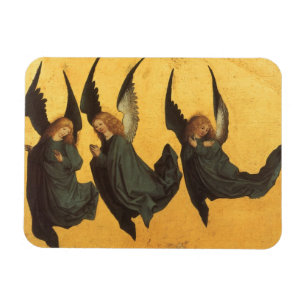 Magnet Flexible Trio d'anges de la Renaissance par Maître du Livre