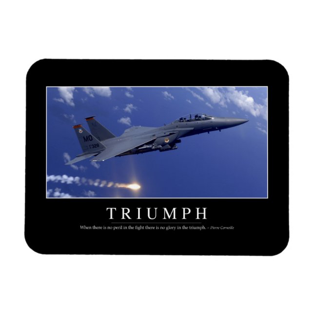Magnet Flexible Triomphe : Citation inspirante 1 (Horizontal)