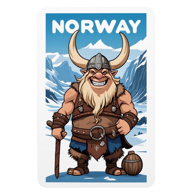 Magnet Flexible Troll norvégien (Vertical)
