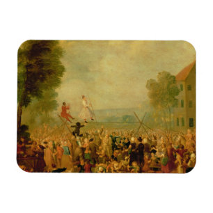 Magnet Flexible Troupe d'acteurs exécutant sur Tightrope