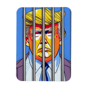 Magnet Flexible Trump en prison Aimant photo flexible
