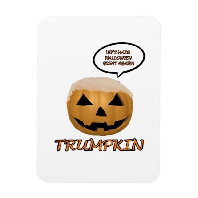 Magnet Flexible Trumpkin Halloween ajusté (Vertical)