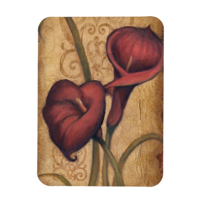 Magnet Flexible Tulipes rouges II (Vertical)