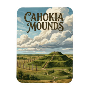 Magnet Flexible Tumulus de Cahokia
