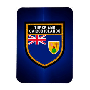 Magnet Flexible Turks And Caicos Flag