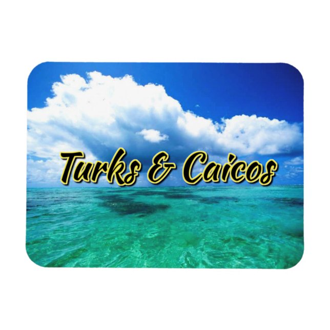 Magnet Flexible Turks & Caicos ciel marin (Horizontal)