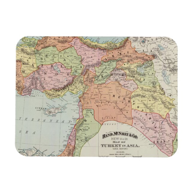 Magnet Flexible Turquie en Asie 6 (Horizontal)