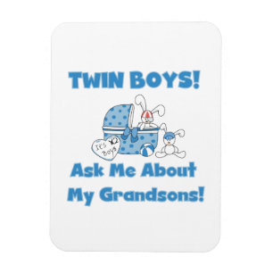 Magnet Flexible Twin Boys Grandsons Cadfts