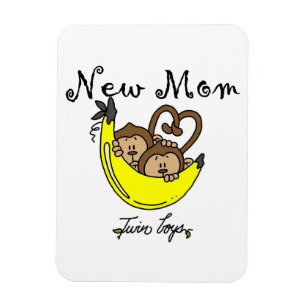 Magnet Flexible Twin Boys New Mom Cadeaux