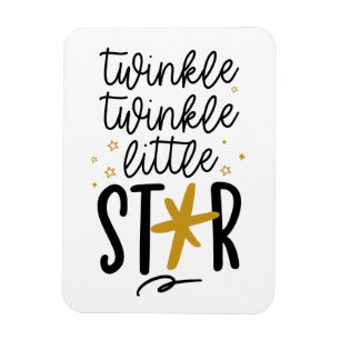 Magnet Flexible Twinkle Twinkle Little Star Doodle