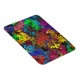 Magnet Flexible Twirlers colorés Abstraits /