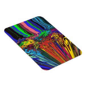 Magnet Flexible Twirlers colorés Abstraits / Poussés et Pinchés /