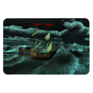 Magnet Flexible Un aimant flexible de mer sauvage et orageuse