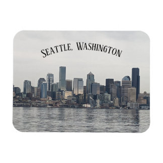 Magnet Flexible Un aimant qui dit Seattle dessus.