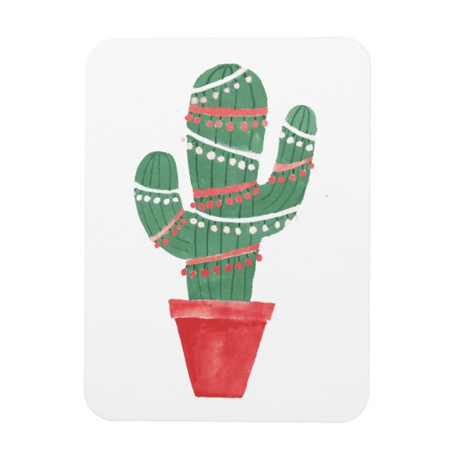 Magnet Flexible Un arbre de Noël très cactus (Vertical)