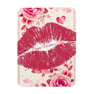 Magnet Flexible Un baiser pour vous à la Saint-Valentin