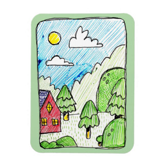 Magnet Flexible Un beau paysage
